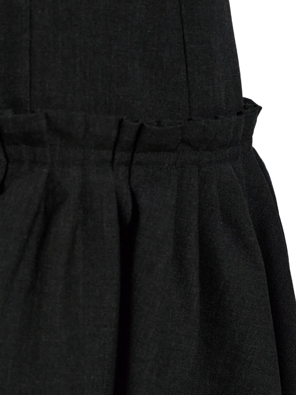 AMI Paris maxi grey low-waisted wool dress Grijs
