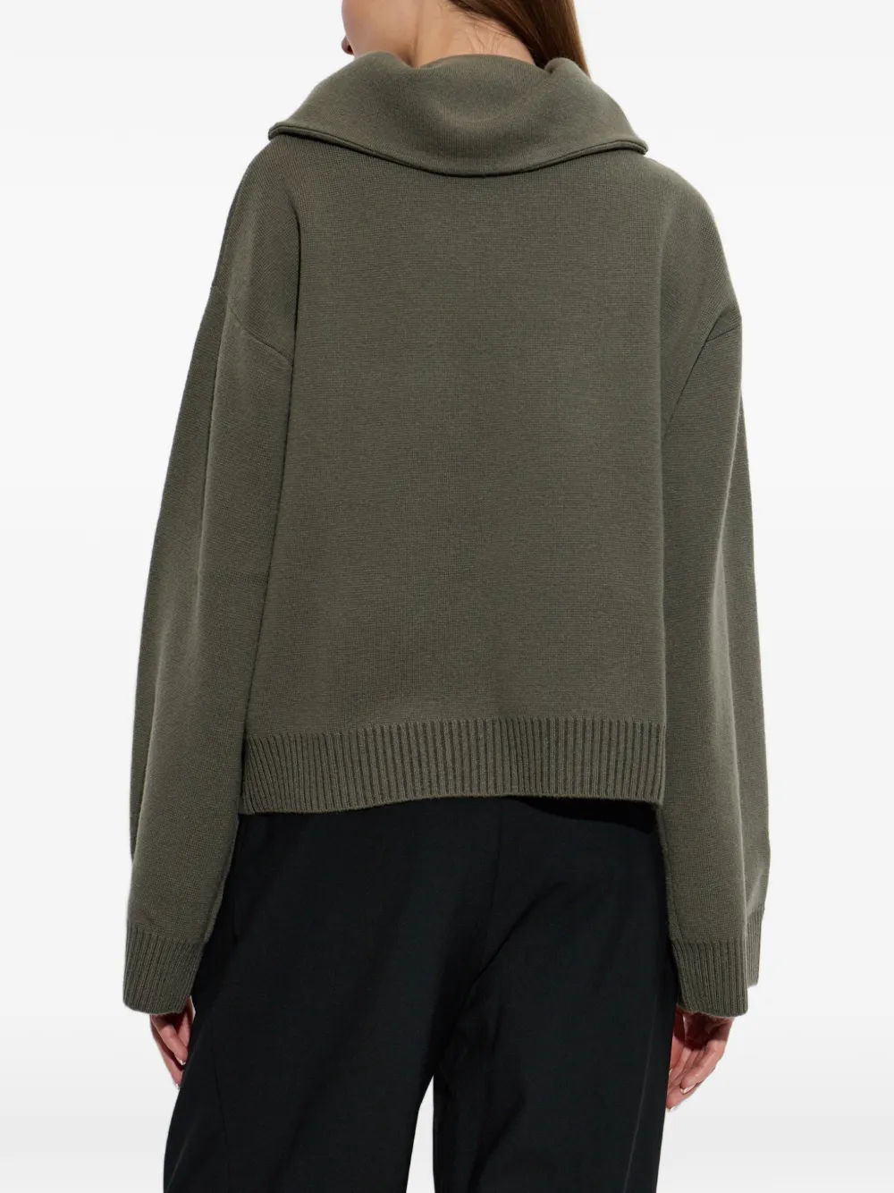 IRO Lovefool turtleneck sweater Groen