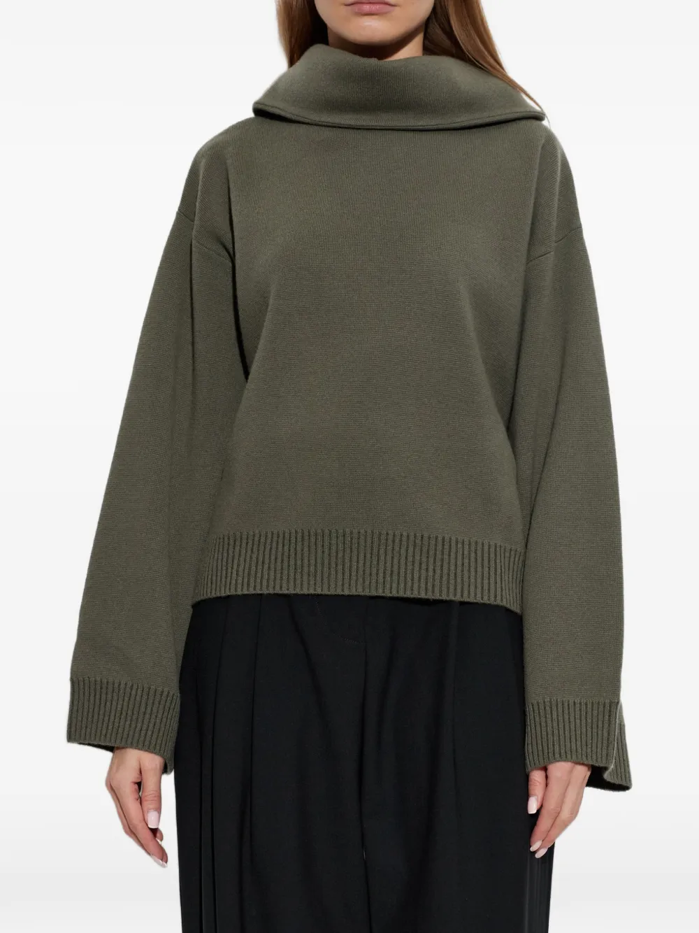 IRO Lovefool turtleneck sweater Groen
