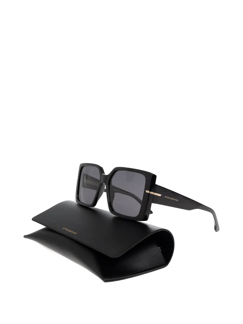 Victoria Beckham Eyewear geometric square-frame sunglasses Zwart
