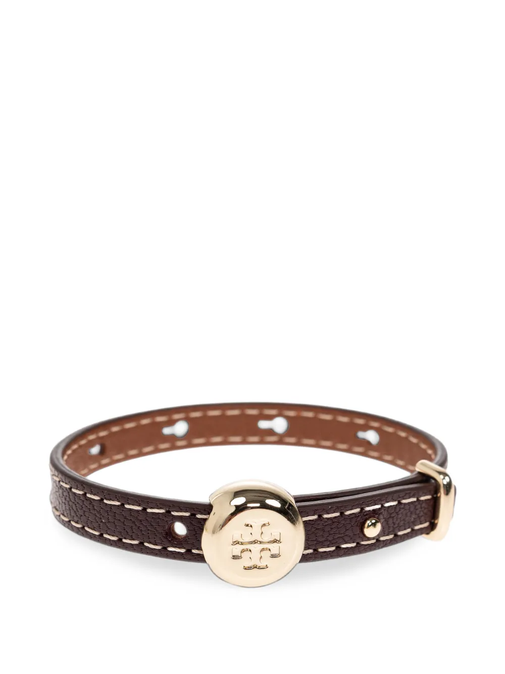 Tory Burch Icon leather bracelet - Oro