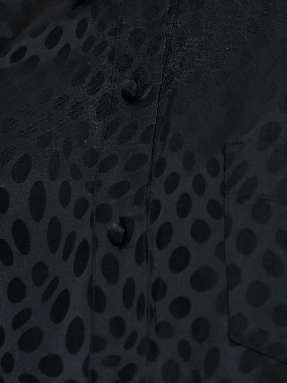 IRO Fusion polka-dot shirt Blauw