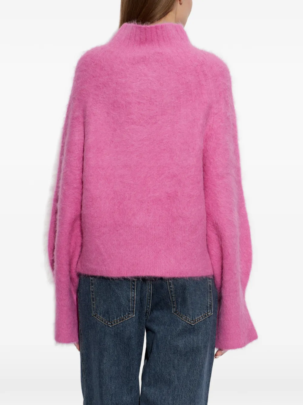 IRO Promisy brushed-finish sweater Roze