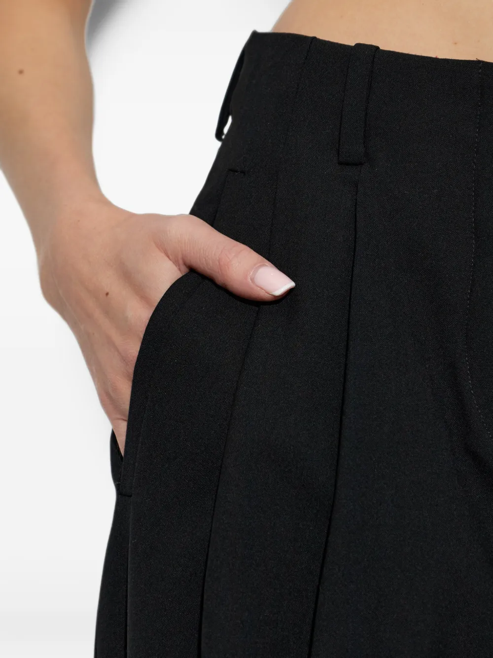 IRO Banquet pleated trousers Zwart