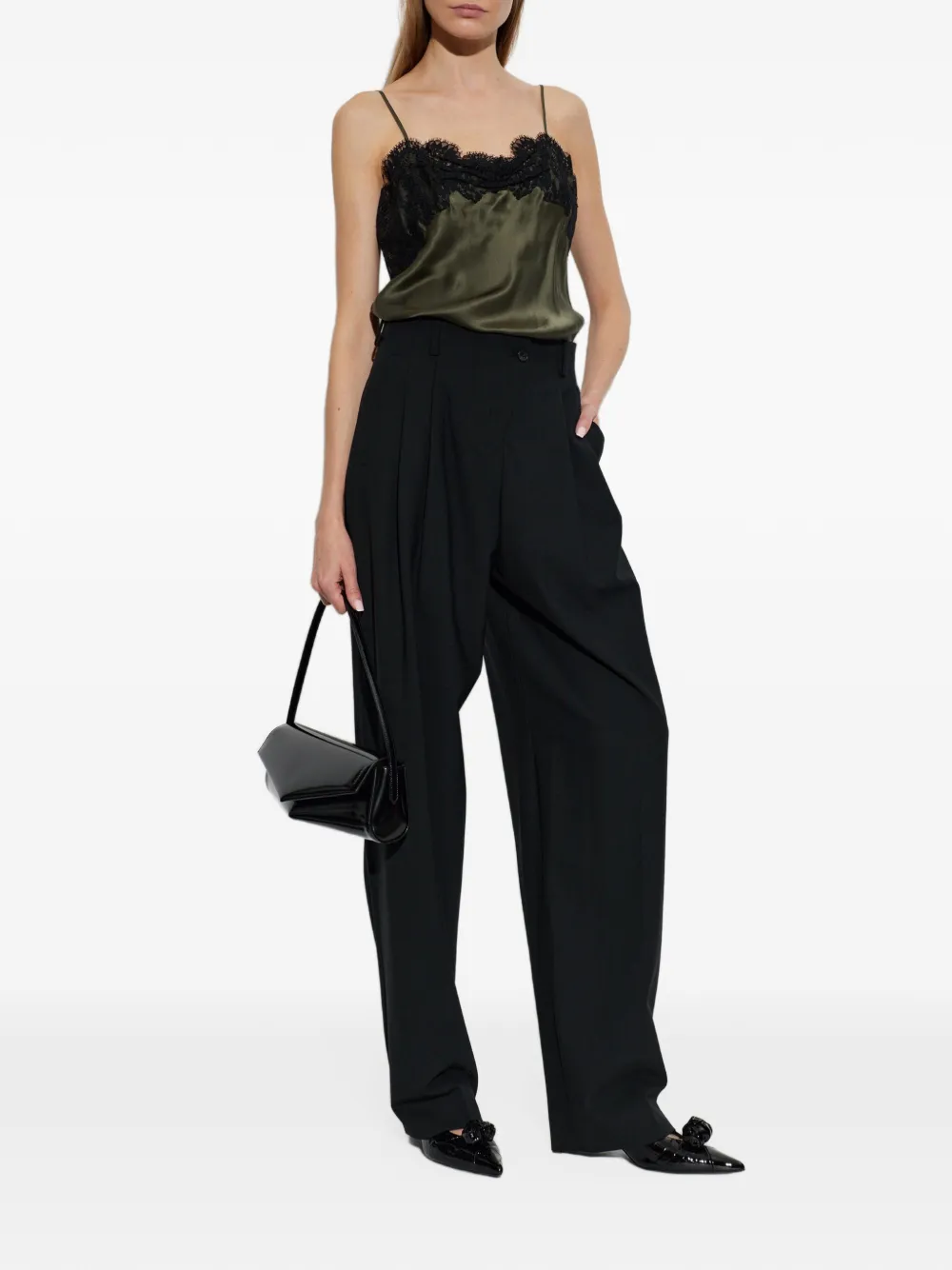 IRO Banquet pleated trousers Zwart
