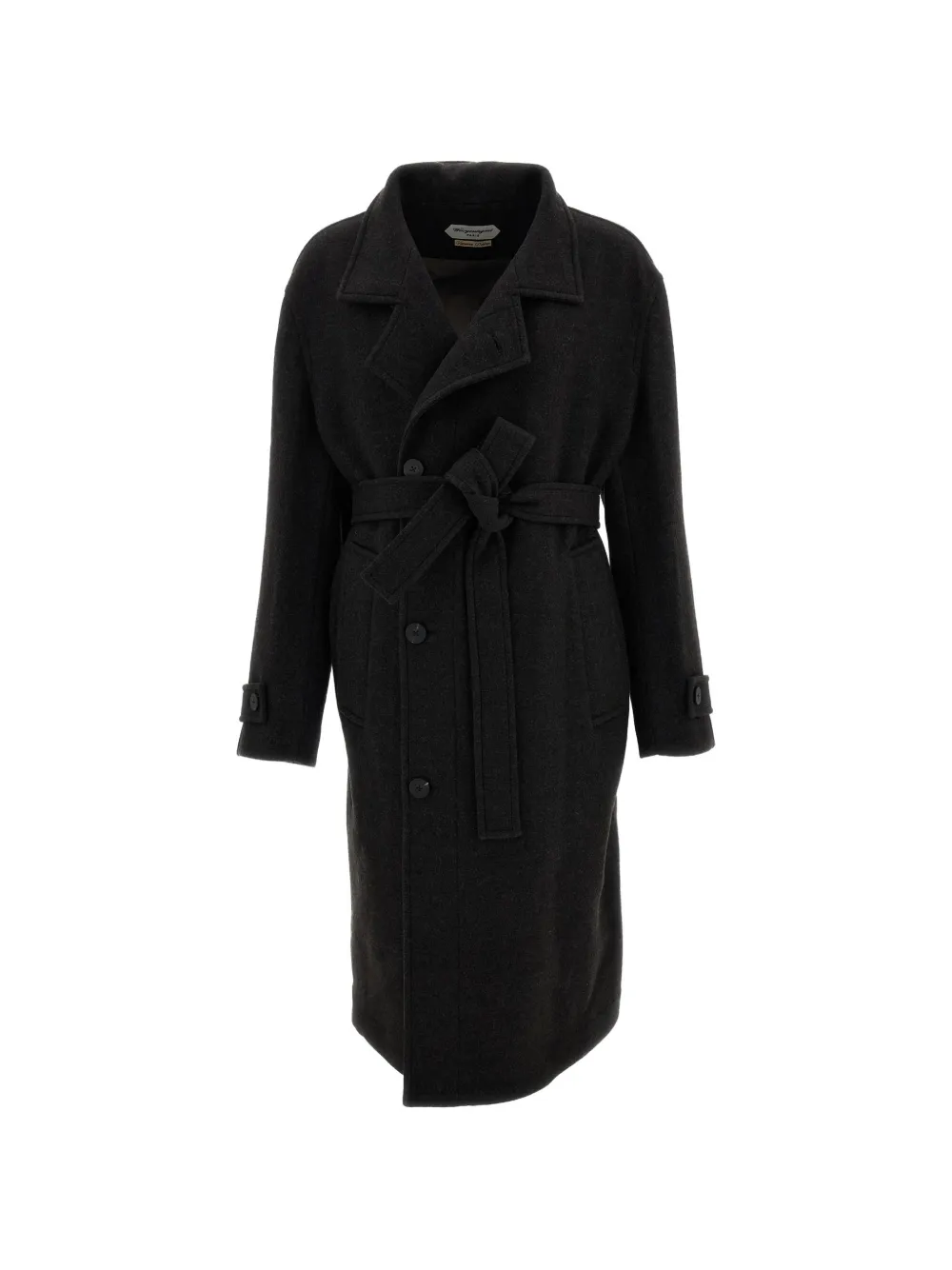 Wooyoungmi belted button-up coat - Marrone