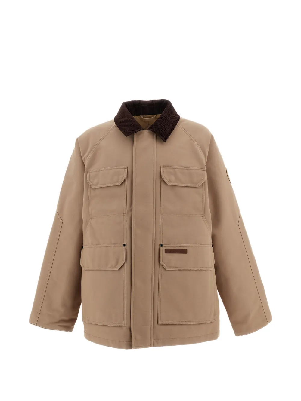 Canada Goose Garrison corduroy-collar patch-pocket jacket Beige