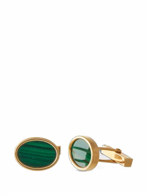 Tiffany & Co. Pre-Owned malachite cufflinks