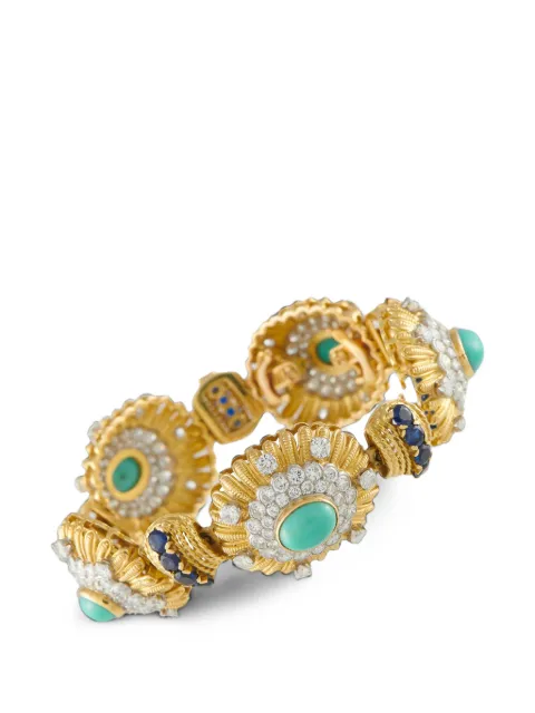 Van Cleef & Arpels Pre-Owned turquoise and diamond bracelet