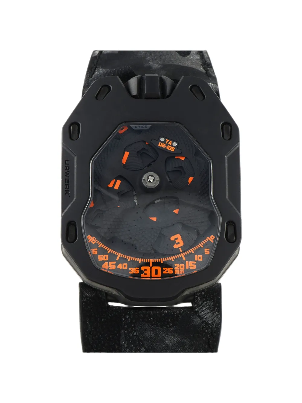Urwerk Clockwork UR-105TA 39.5mm watch - Nero