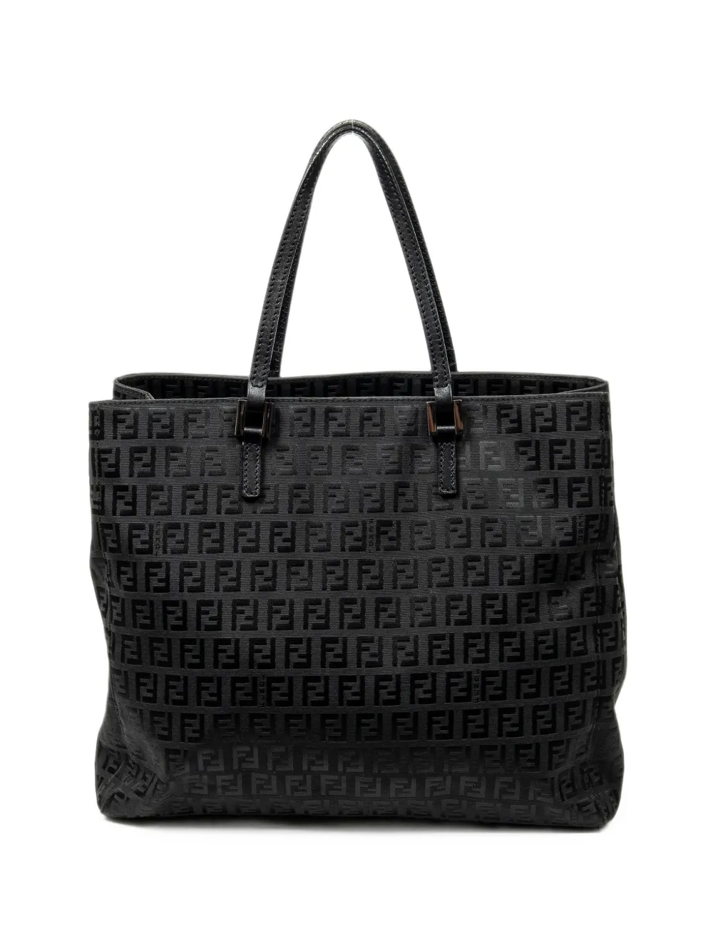 Fendi Pre-Owned Zucchino canvas tote bag - Black