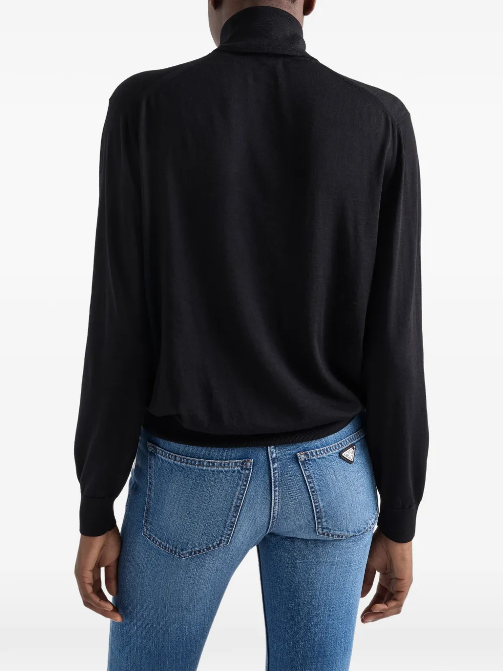 Prada Coltrui met logodetail Zwart