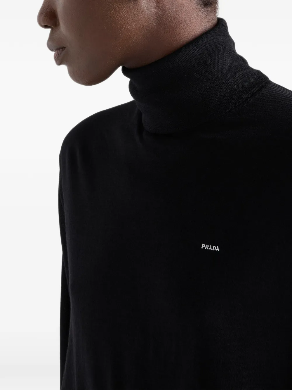Prada Coltrui met logodetail Zwart