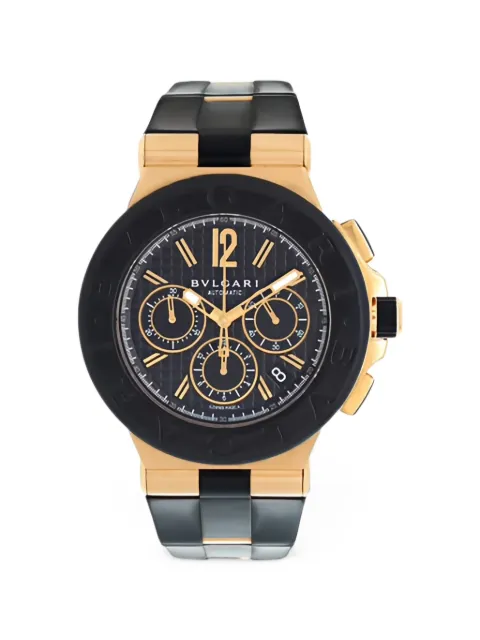 Bvlgari Pre-Owned Diagono chronograph 42mm watch