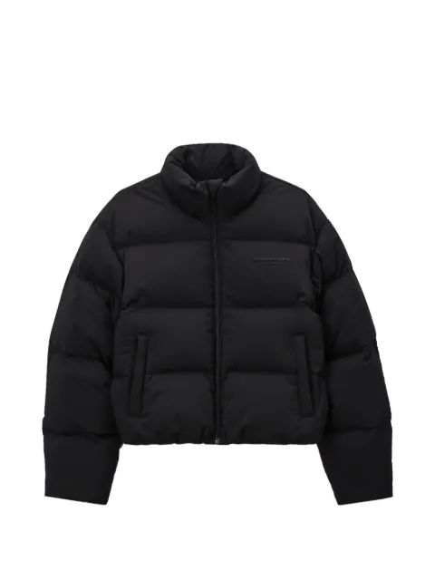 Alexander Wang cropped channel puffer jacket