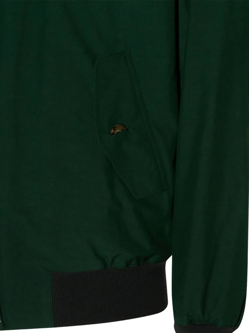 Baracuta Jack met rits en kraag met knopen Groen