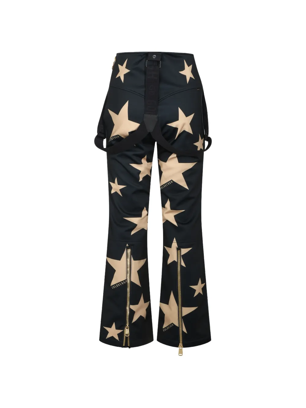 Goldbergh Sakuya skibroek met sterren-print Zwart