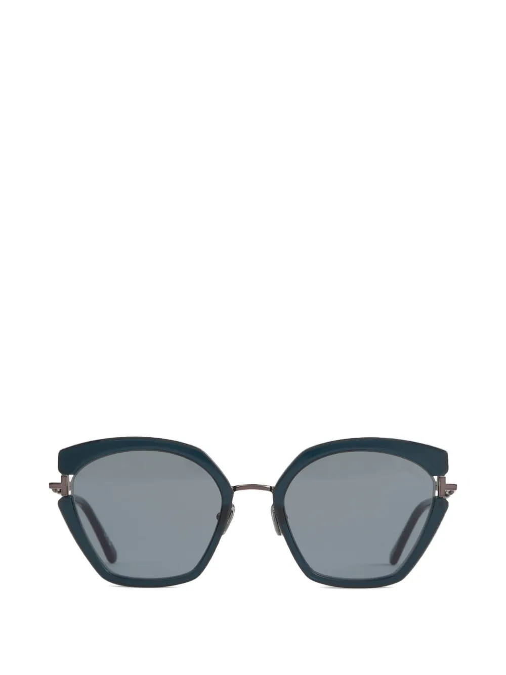 TOM FORD Eyewear geometric-frame sunglasses Blauw