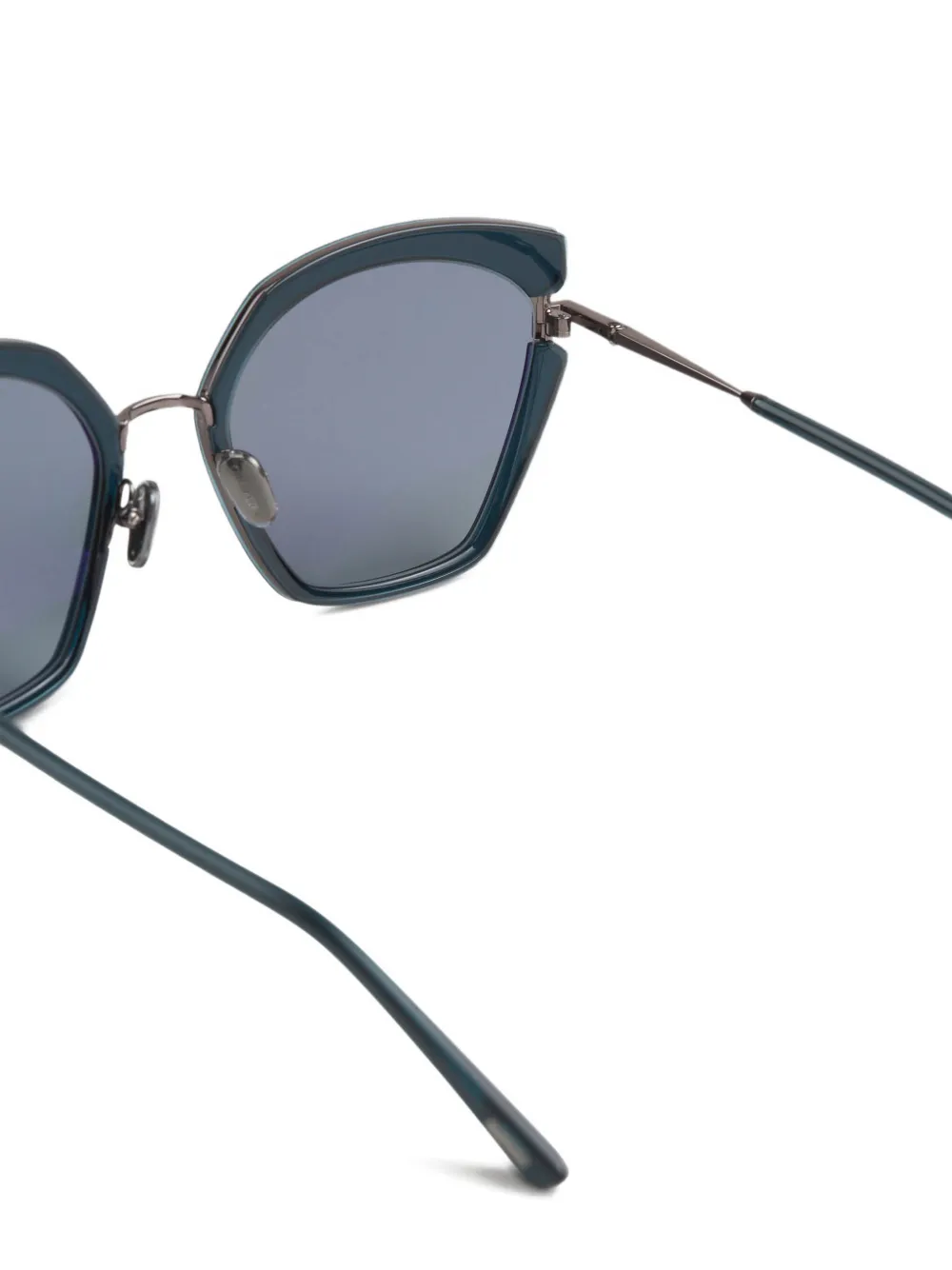 TOM FORD Eyewear geometric-frame sunglasses Blauw