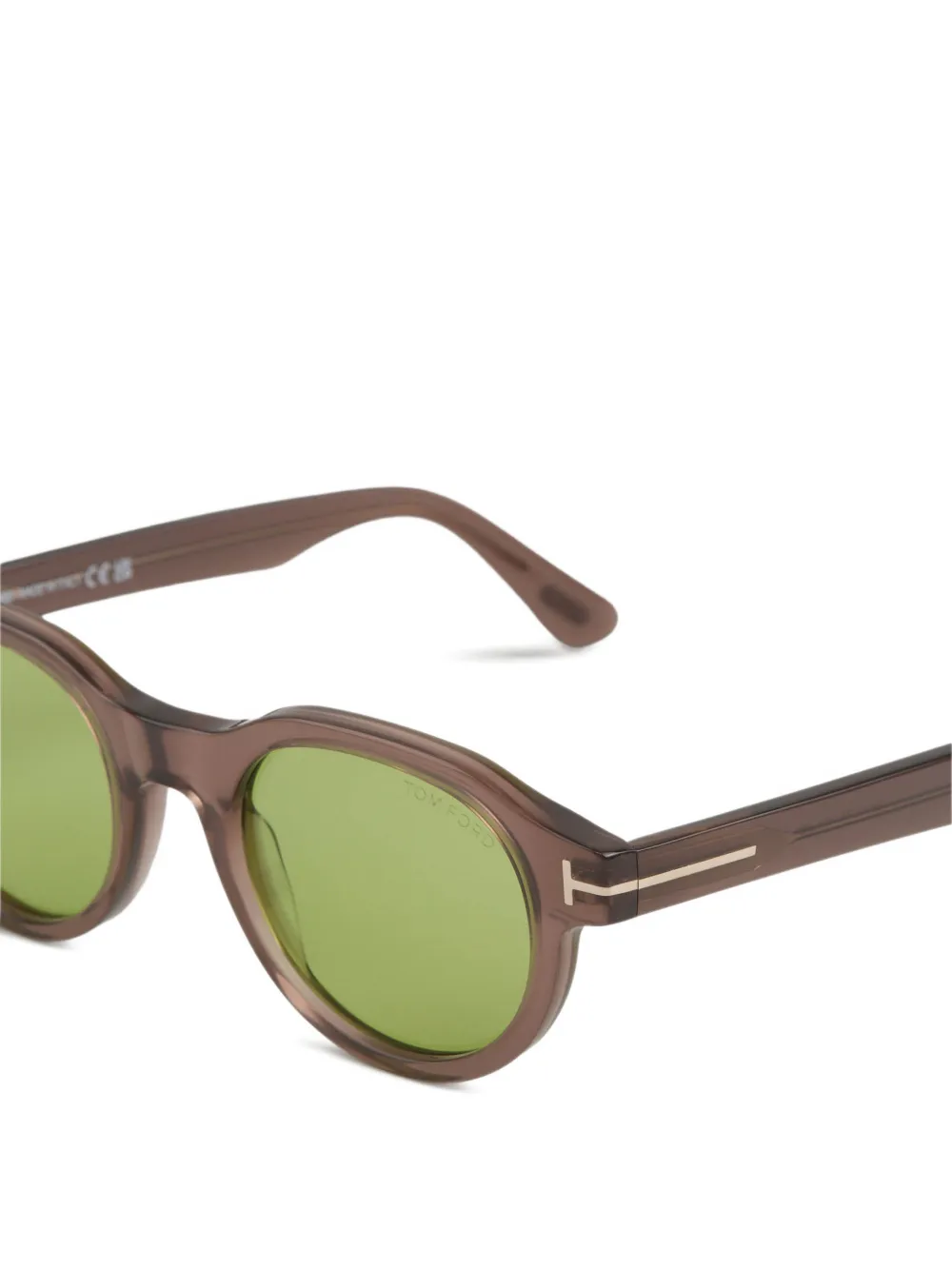 TOM FORD Eyewear round-frame sunglasses Bruin
