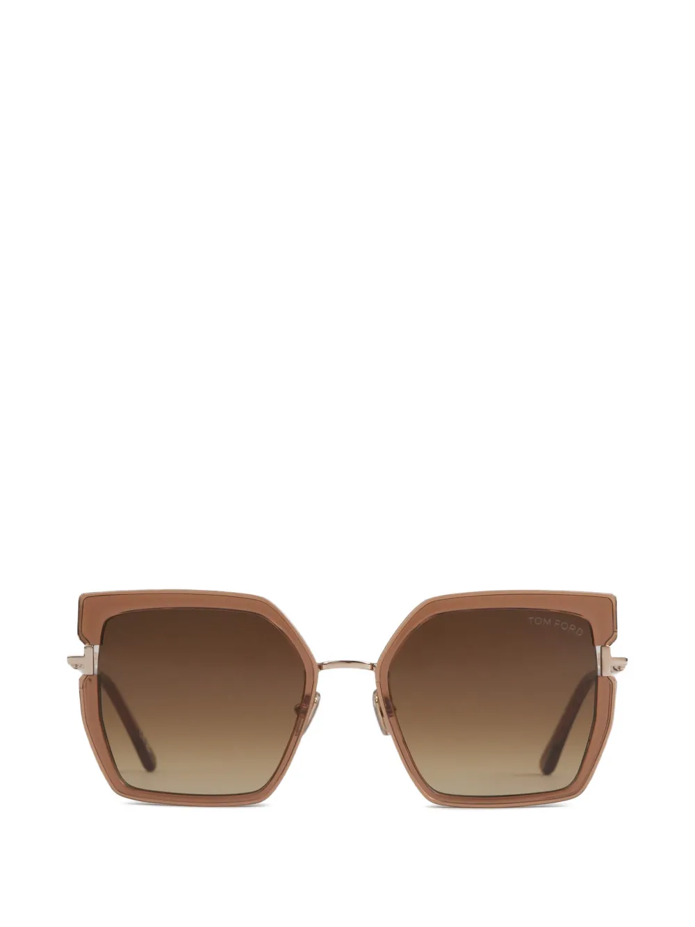 TOM FORD Eyewear geometric-frame sunglasses Bruin