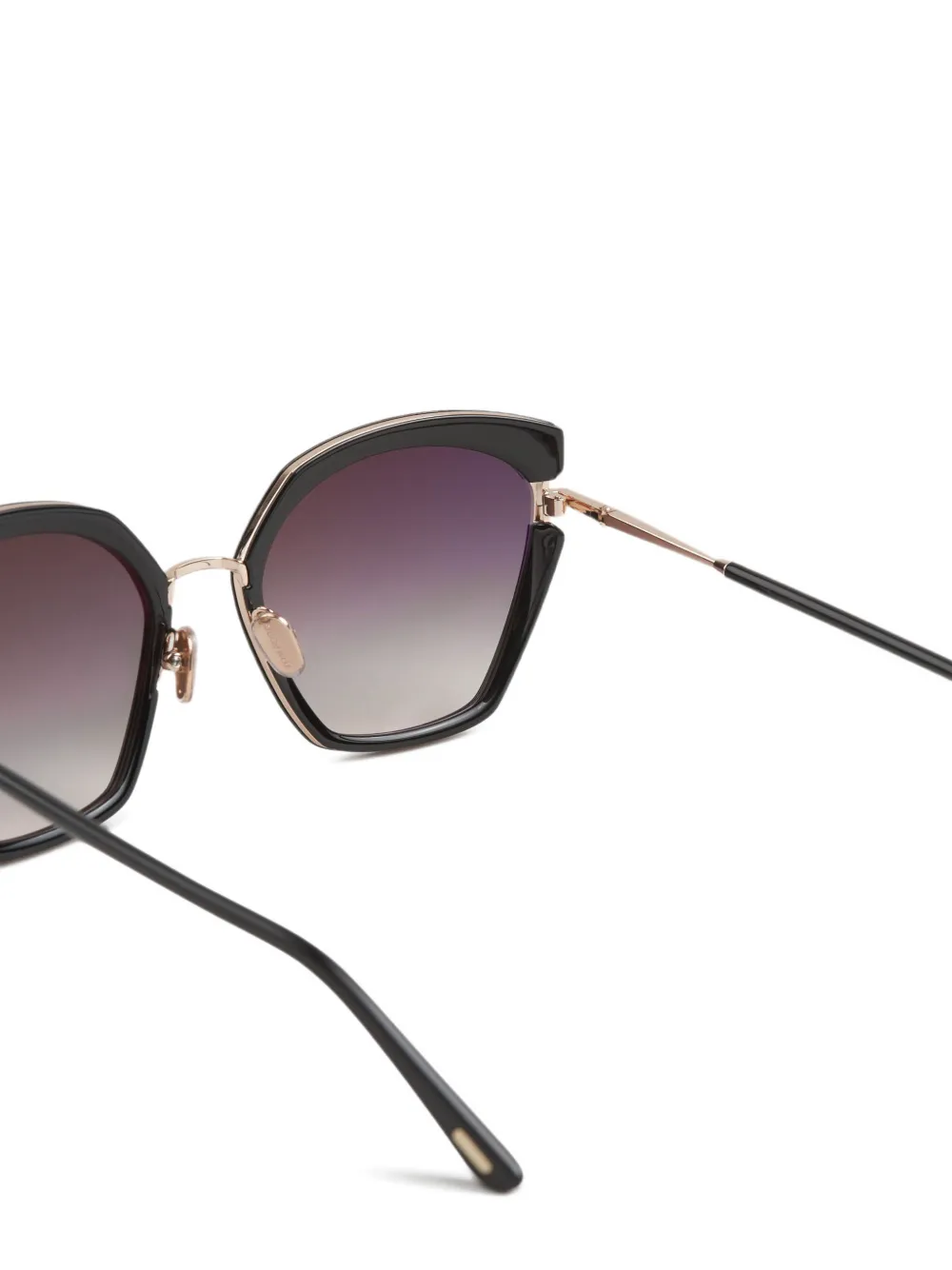 TOM FORD Eyewear geometric-frame sunglasses Zwart