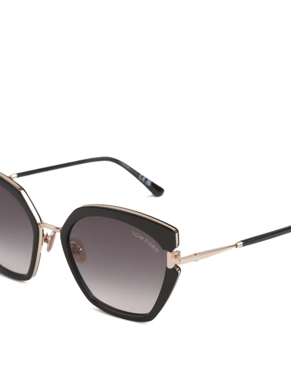 TOM FORD Eyewear geometric-frame sunglasses Zwart