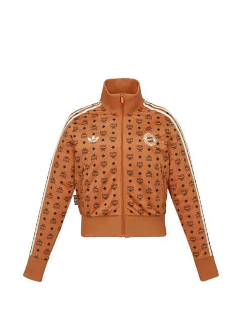 MCM adidas x FC Bayern monogram-print logo-patch track jacket