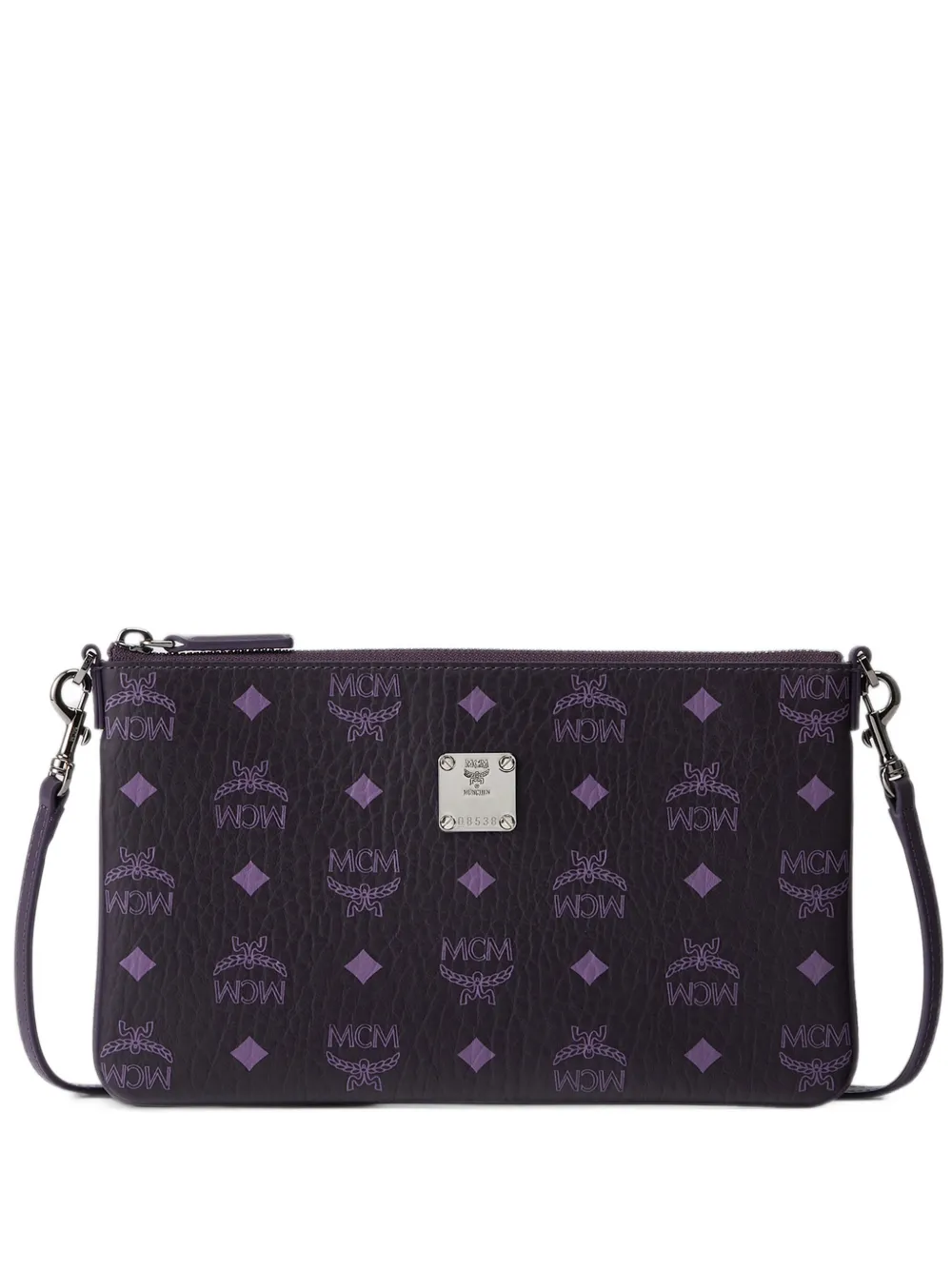 MCM Pouch a tracolla Aren Visetos - Viola
