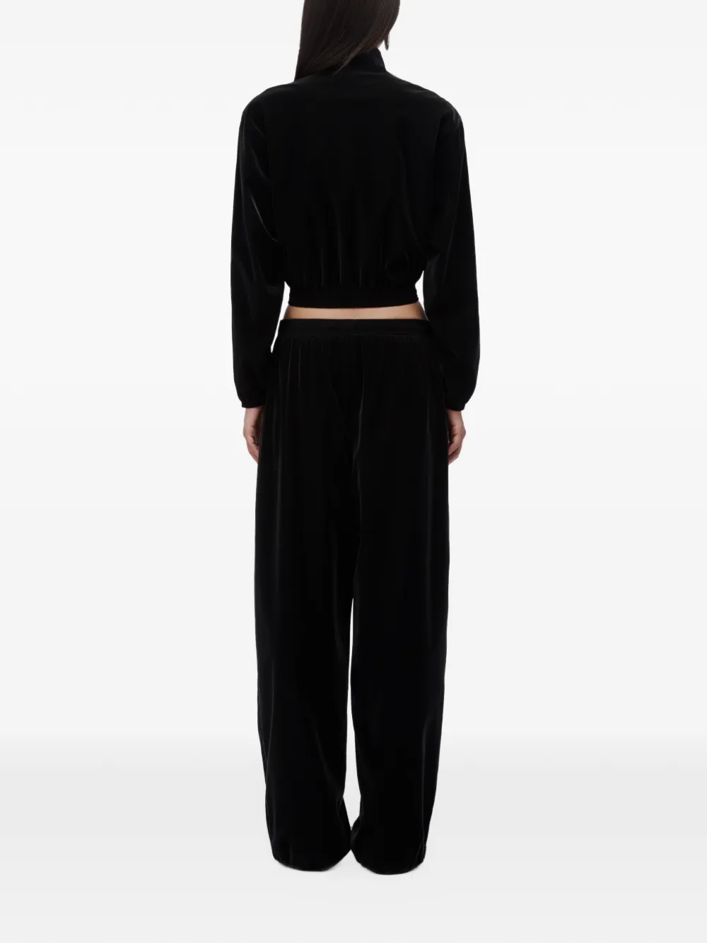 Alexander Wang mid-rise track pant Zwart