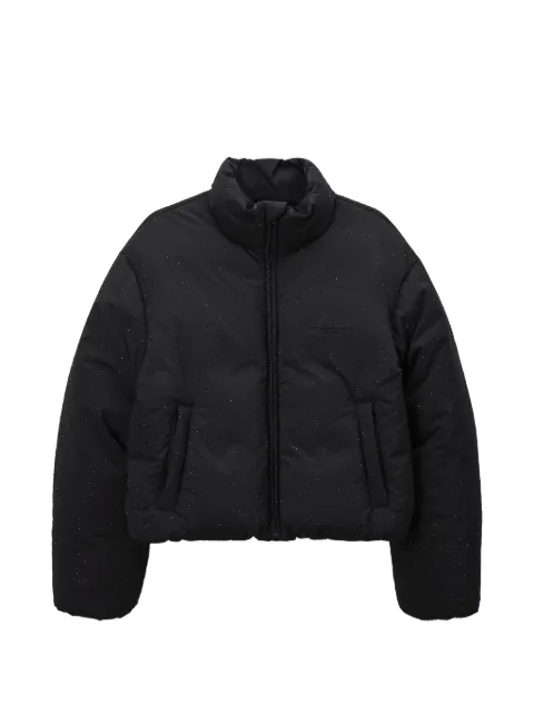 Alexander Wang classic puffer jacket w/ allover hotfix