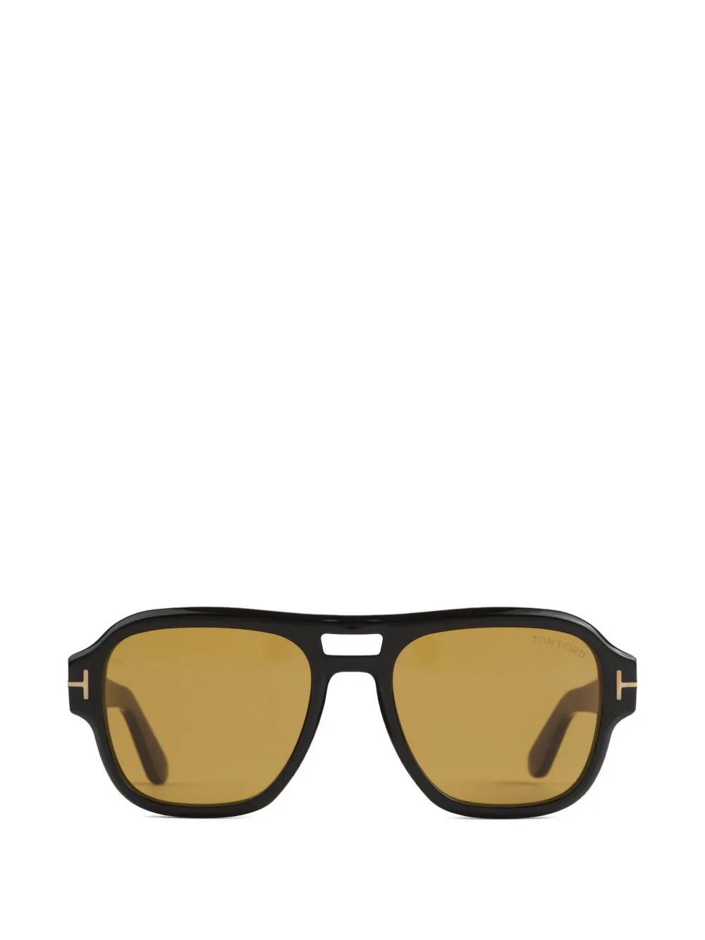 TOM FORD Eyewear T-logo pilot-frame sunglasses Zwart