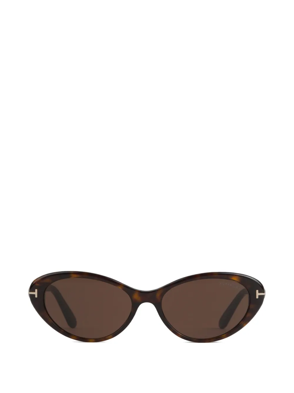 TOM FORD Eyewear tortoiseshell-effect cat-eye sunglasses Bruin