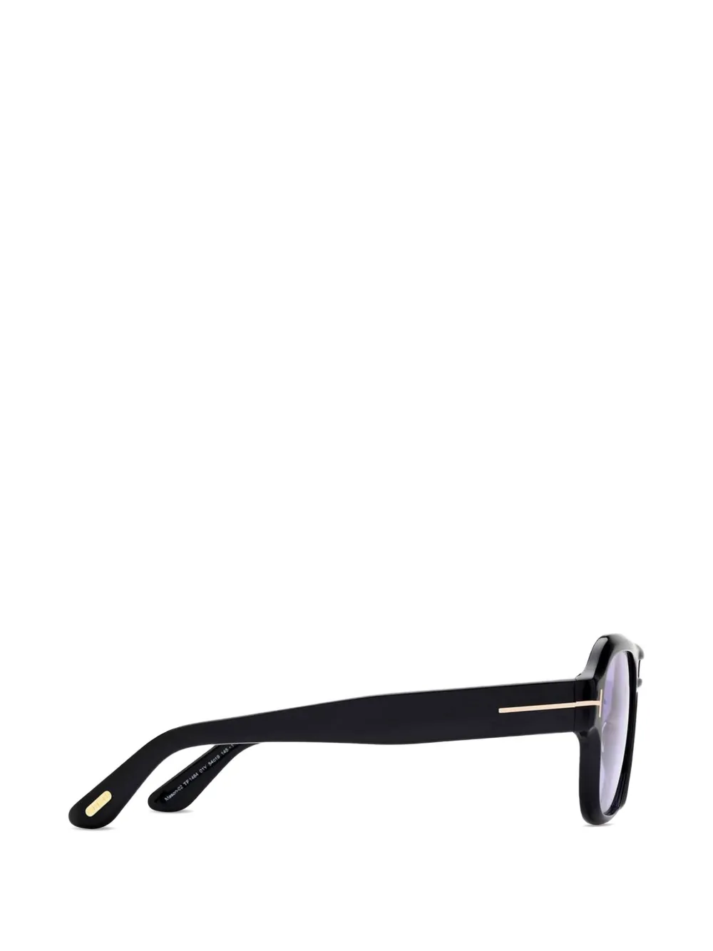 TOM FORD Eyewear T-logo pilot-frame sunglasses Zwart