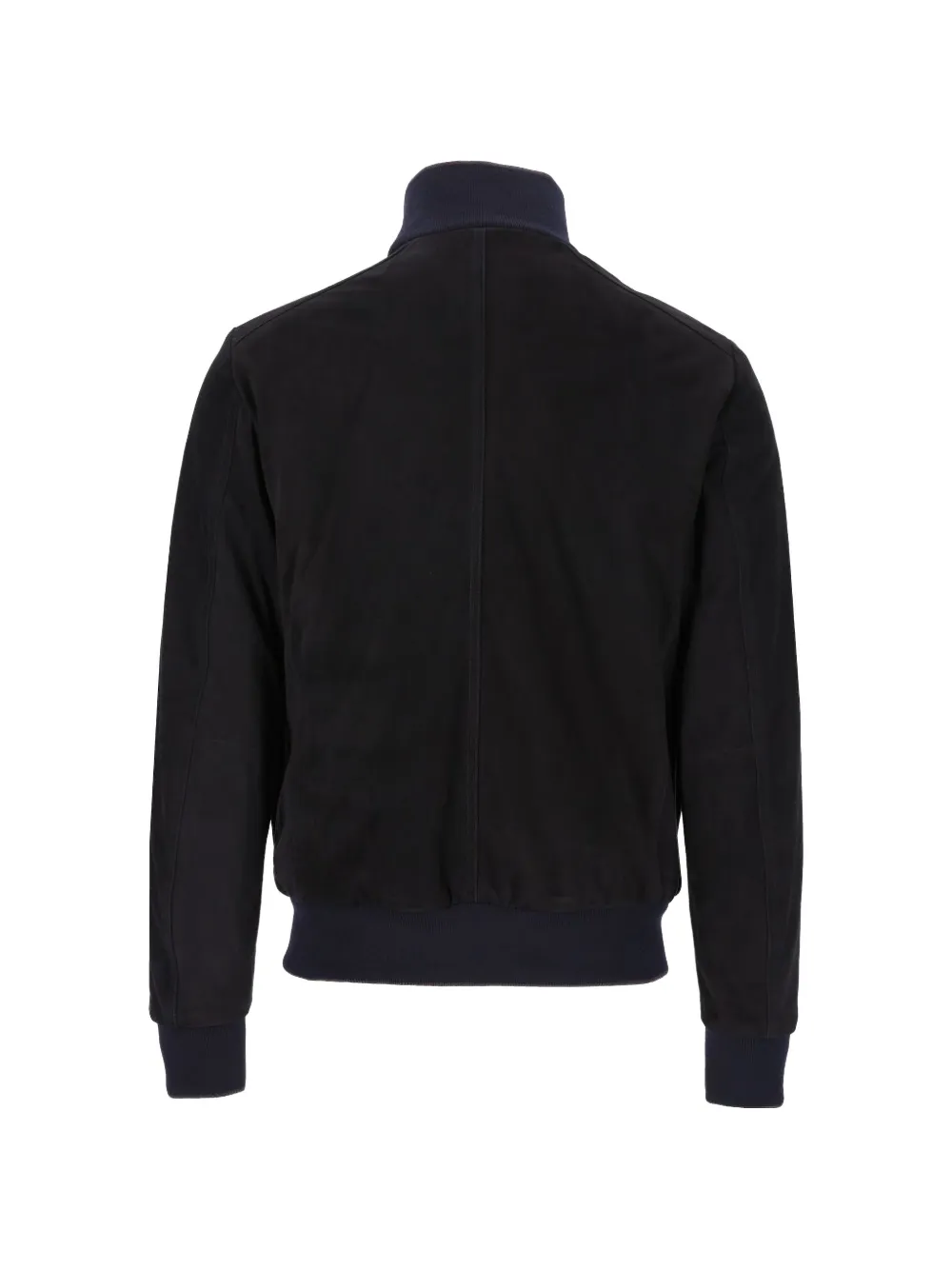 Moorer button-up sheepskin jacket Blauw