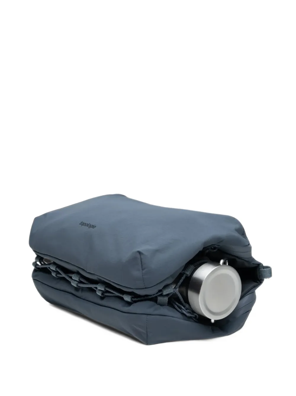 Topologie large Bottle Sacoche clutch bag - Blu