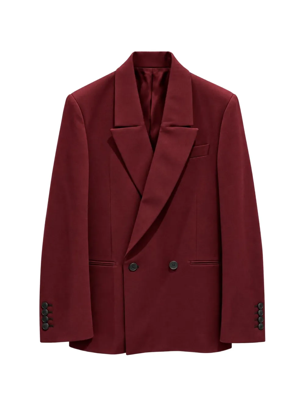 Costumein Donatien single-breasted wool blazer Rood
