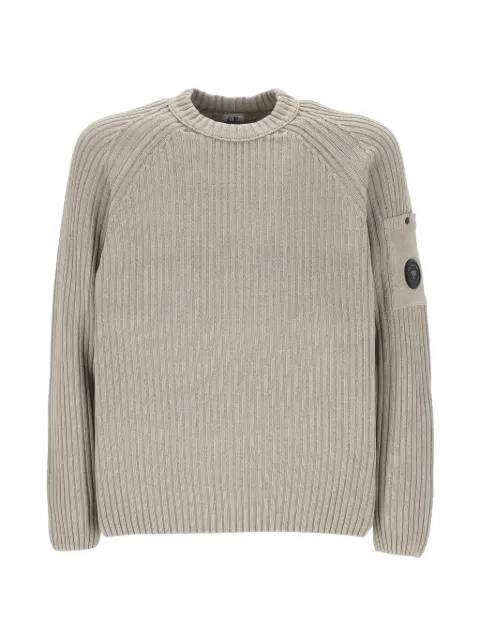 C.P. Company ribbed Lens-detail sweater