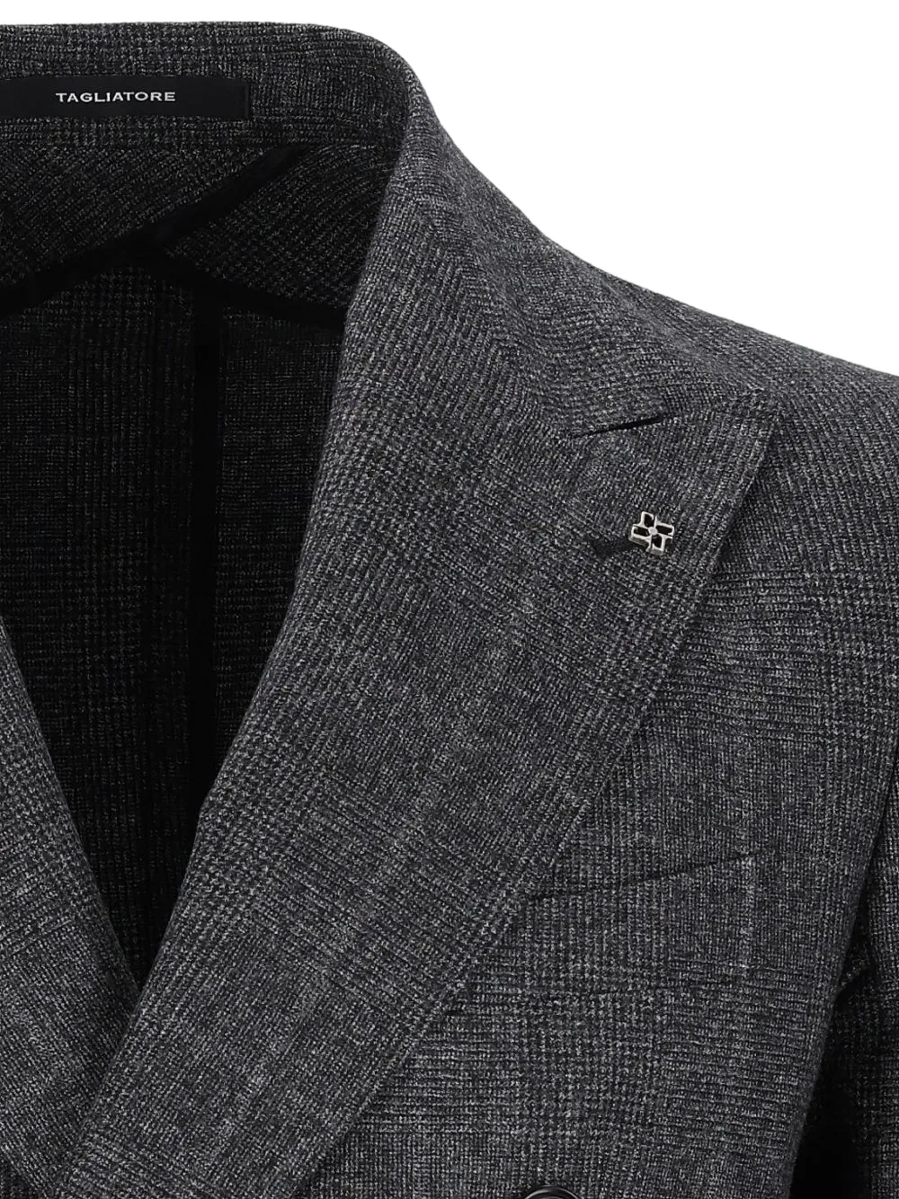 Tagliatore Prince of Wales check Montecarlo suit Grijs
