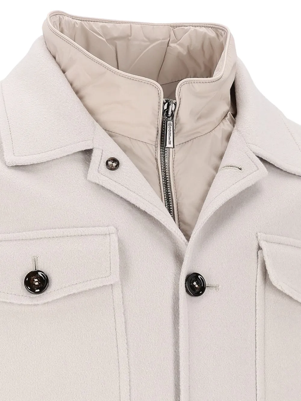 Moorer Dossi-CW jacket Grijs