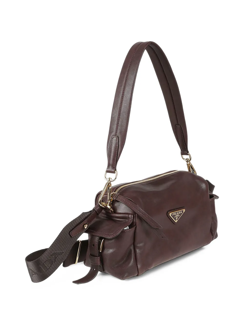 Prada Explore leather tote bag Bruin