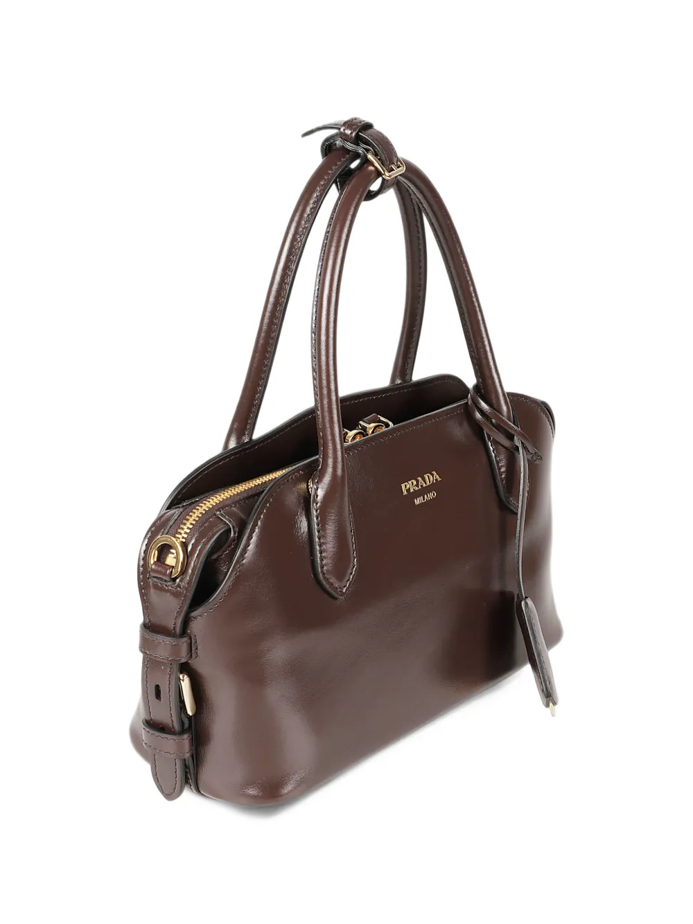 Prada leather tote bag Bruin