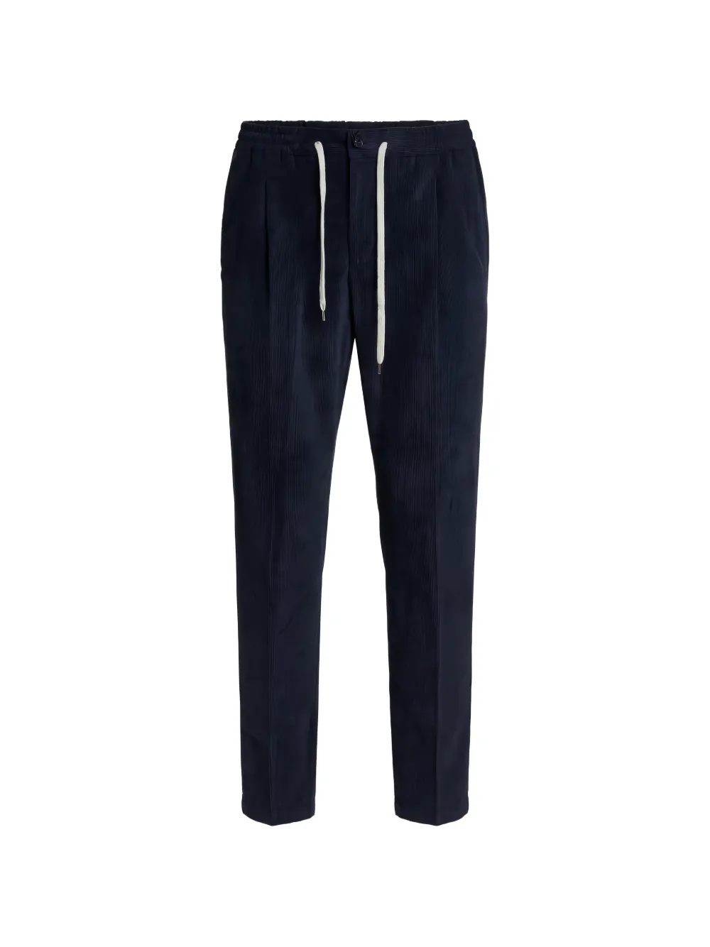 PT Torino corduroy drawstring trousers Blauw