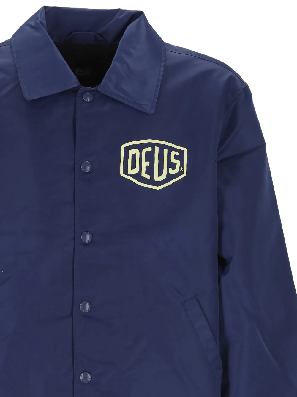 Deus Ex Machina Venice logo-print coach jacket Blauw