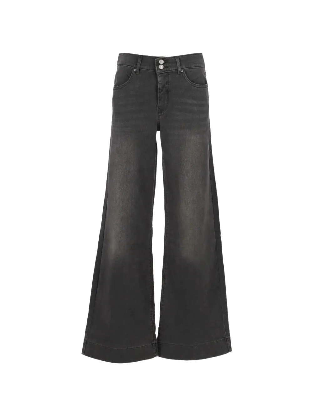 Levi's 318 faded flared-leg jeans - Nero