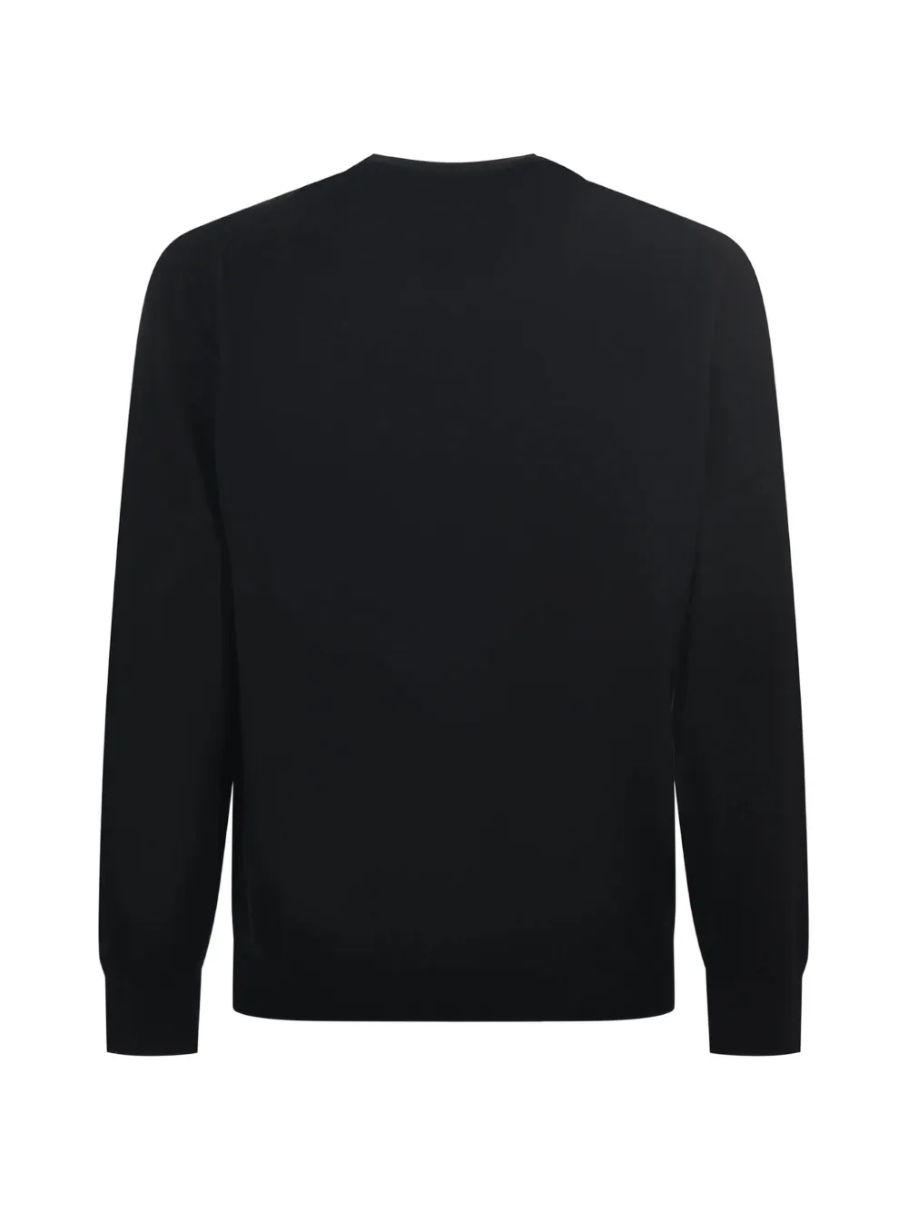 MC2 Saint Barth Heron embroidered crew-neck sweater Zwart