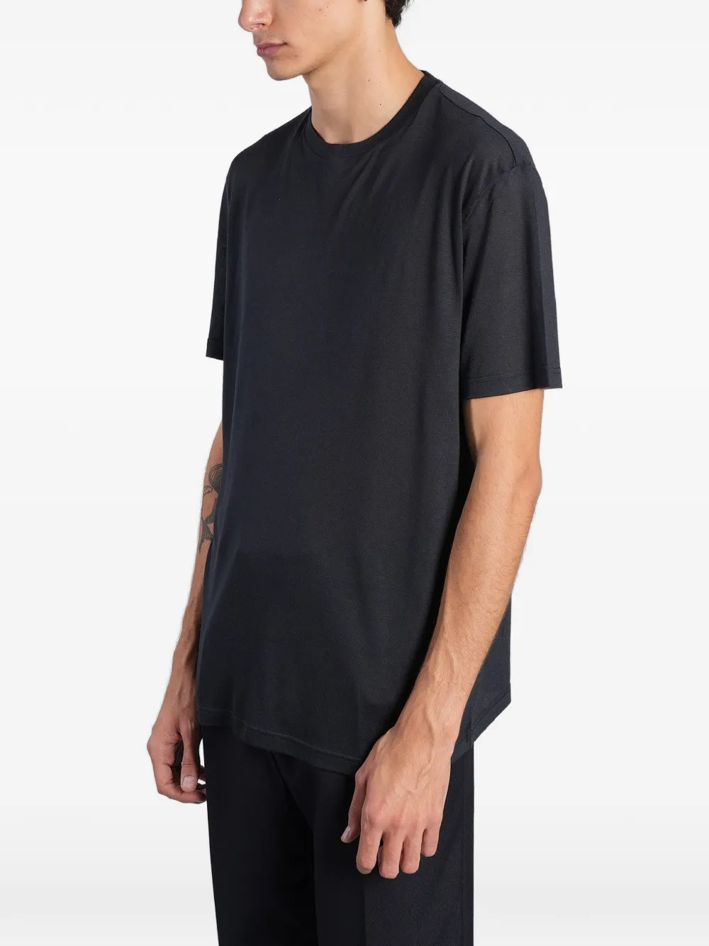 Low Brand T-shirt met korte mouwen Blauw