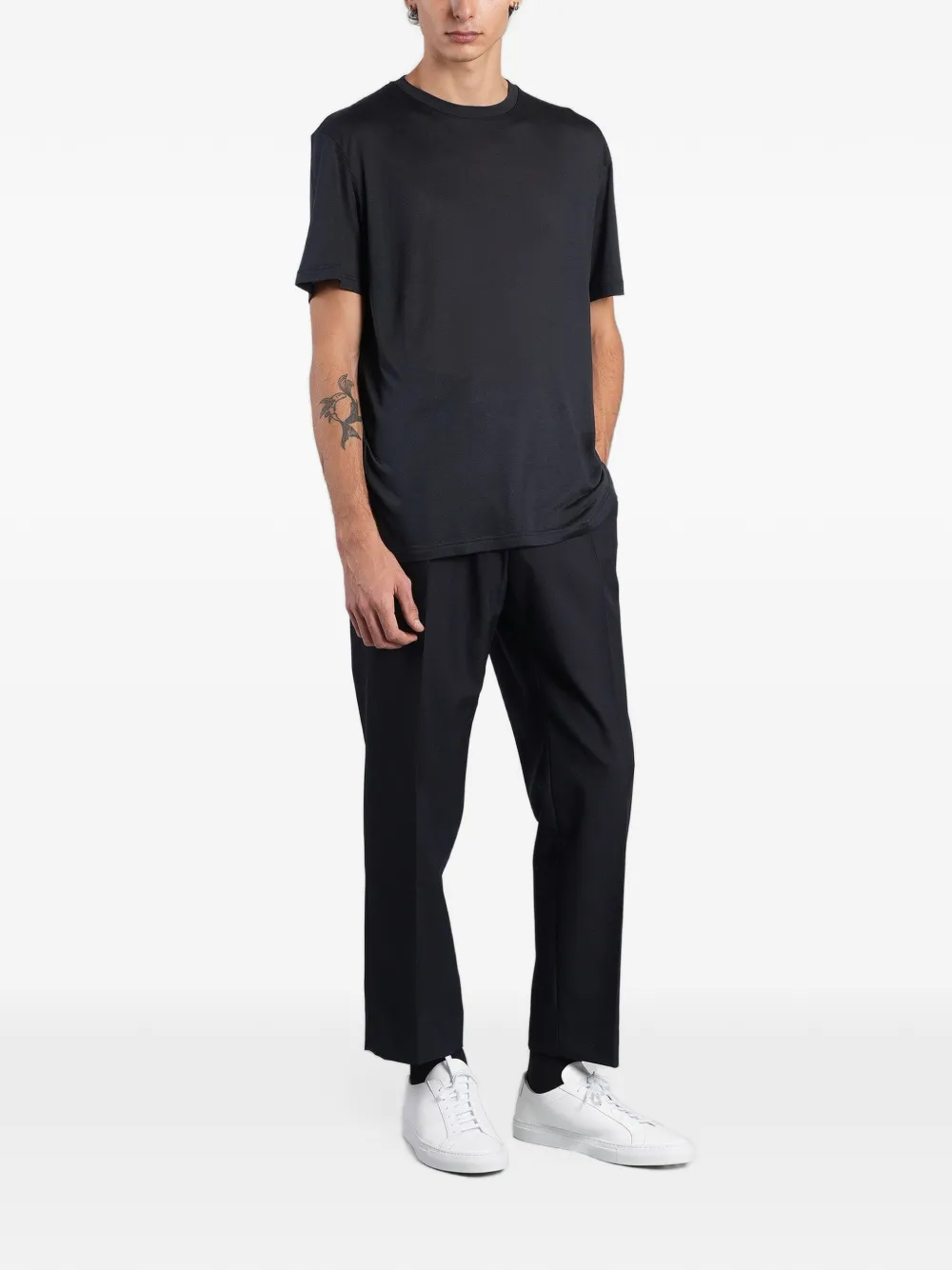 Low Brand T-shirt met korte mouwen Blauw