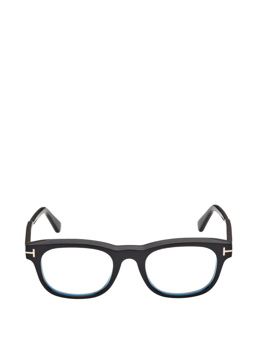 TOM FORD Eyewear T-logo square-frame glasses - Nero