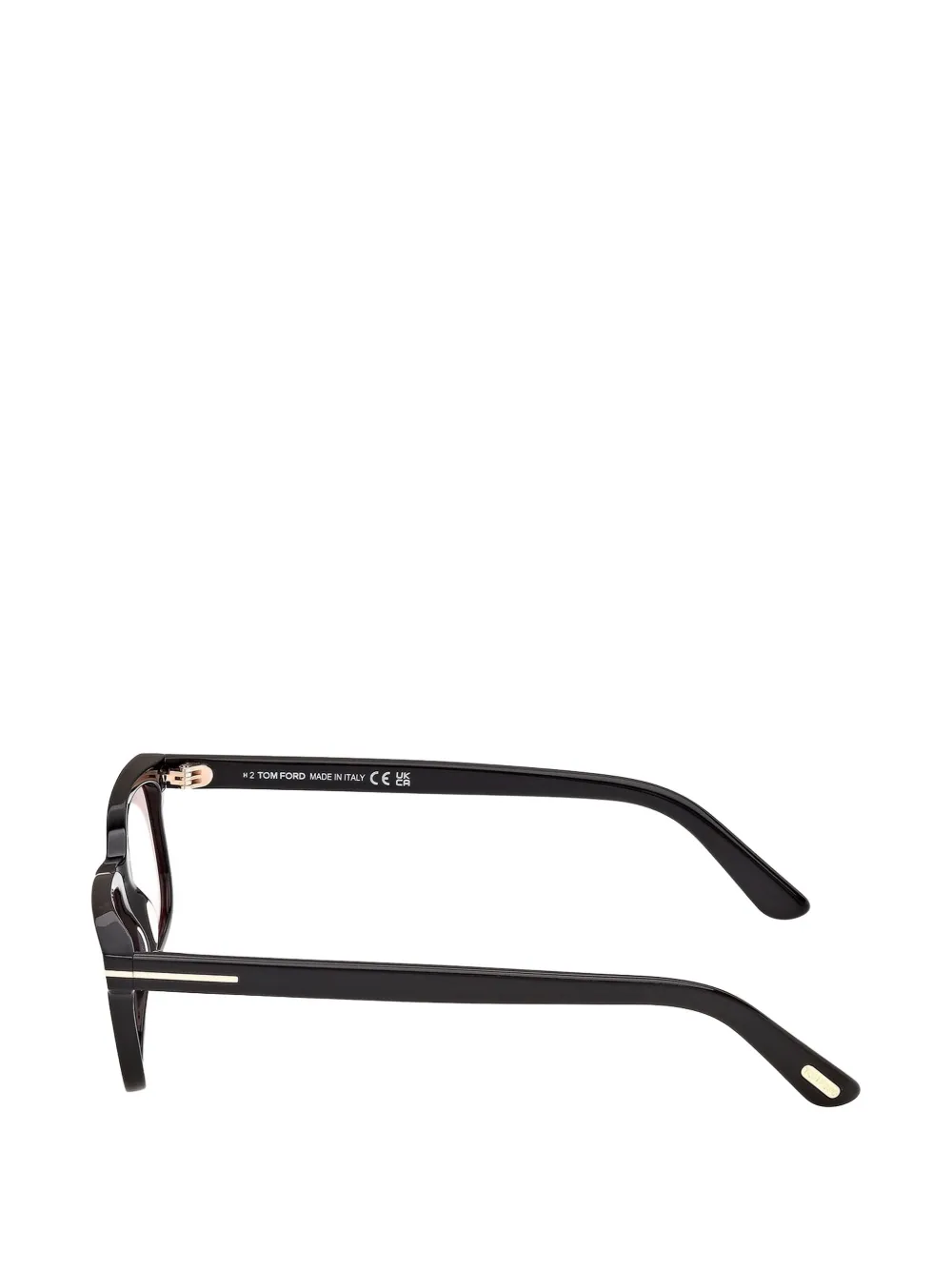 TOM FORD Eyewear Scout-02 rectangle-frame glasses Zwart